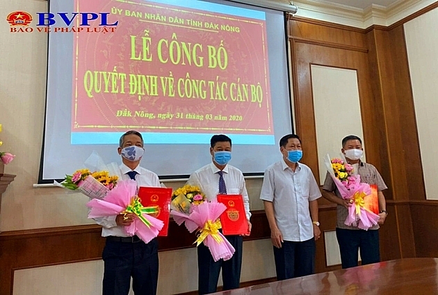 Tin điều động, bổ nhiệm nhân sự mới tại Long An, Đắk Nông tin dieu dong bo nhiem nhan su moi tai long an dak nong