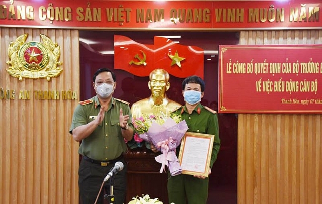 Điều động, bổ nhiệm Phó Giám đốc Công an Nam Định, Bình Thuận, Thanh Hoá dieu dong bo nhiem pho giam doc cong an nam dinh binh thuan thanh hoa