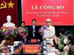 bo cong an bo quoc phong bo nhiem nhan su lanh dao moi