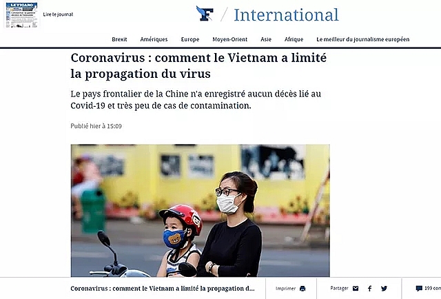 Báo Pháp: Chiến lược chống dịch đúng đắn giúp Việt Nam đạt kết quả phi thường bao phap chien luoc chong dich dung dan giup viet nam dat ket qua phi thuong