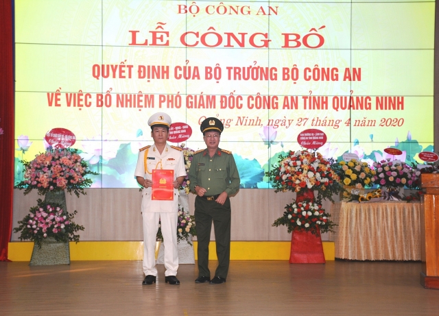 Tin bổ nhiệm lãnh đạo Công an tỉnh Quảng Ninh, Hà Tĩnh, Thừa Thiên - Huế tin bo nhiem lanh dao cong an tinh quang ninh ha tinh thua thien hue