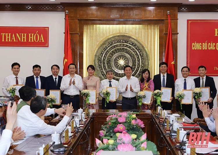 Nghệ An, Thanh Hóa, Khánh Hòa bổ nhiệm nhân sự, lãnh đạo mới