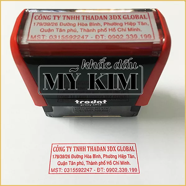 Khắc Dấu Mỹ Kim – Nơi hội tụ mọi con dấu tốt chất lượng