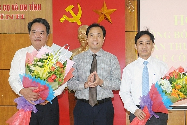 cong bo quyet dinh nhan su moi tai ha tinh thanh hoa va nghe an