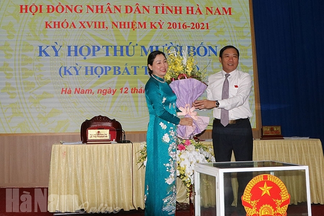 Hà Nam bầu Giám đốc Sở giữ chức Phó Chủ tịch tỉnh ha nam bau giam doc so giu chuc pho chu tich tinh