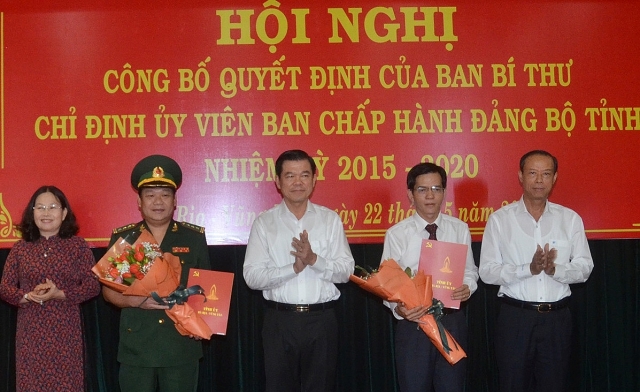 tin bo nhiem nhan su lanh dao moi can tho ba ria vung tau