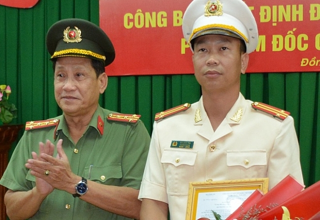 Bổ nhiệm lãnh đạo mới Công an Đồng Tháp, Tiền Giang bo nhiem lanh dao moi cong an dong thap tien giang