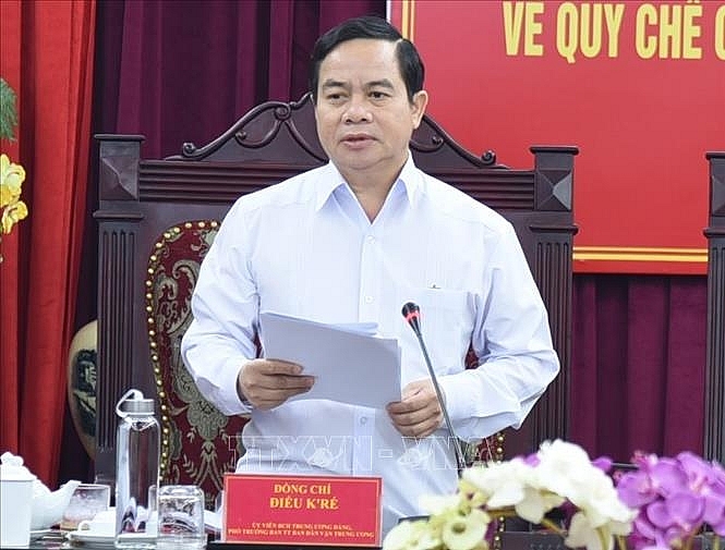 Ông Điểu K'Ré giữ chức Phó Bí thư Tỉnh ủy Đắk Nông Ông Điểu K'Ré giữ chức Phó Bí thư Tỉnh ủy Đắk Nông