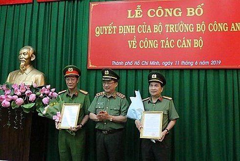 bo cong an bo nhiem dieu dong nhan su moi