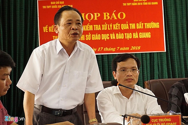 Gian lận thi cử tại Hà Giang: Cảnh cáo Phó Chủ tịch tỉnh Trần Đức Quý gian lan thi cu tai ha giang ky luat canh cao pho chu tich tinh