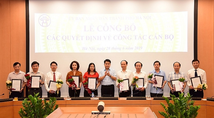 ha noi bo nhiem va bo nhiem lai nhieu lanh dao so nganh