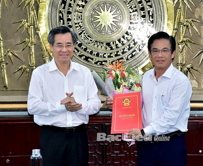 Bổ nhiệm nhân sự lãnh đạo mới tại Bạc Liêu, An Giang tin tuc nhan su bo nhiem lanh dao moi tai bac lieu an giang