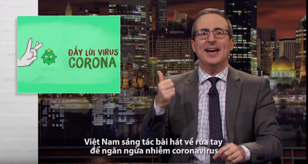 Ghen Cô Vy được giới thiệu trên kênh truyền hình nổi tiếng Last week tonight của Mỹ 3337 5