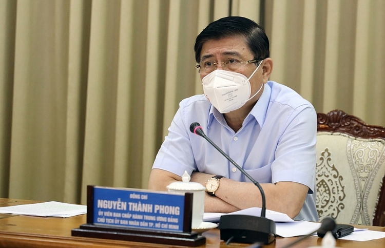 Chủ tịch UBND TP.HCM Nguyễn Thành Phong (Ảnh: TTBC TP.HCM) Chủ tịch UBND TP.HCM Nguyễn Thành Phong (Ảnh: TTBC TP.HCM)
