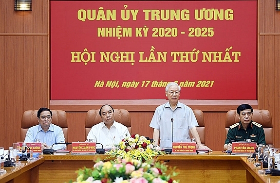 Tổng Bí thư Nguyễn Phú Trọng chủ trì hội nghị (Ảnh: VGP) Tổng Bí thư Nguyễn Phú Trọng chủ trì hội nghị (Ảnh: VGP)