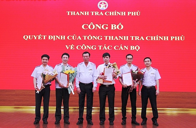 Ông Đoàn Hồng Phong - Tổng Thanh tra Chính phủ trao các quyết định bổ nhiệm (Ảnh: TTCP) Ông Đoàn Hồng Phong - Tổng Thanh tra Chính phủ trao các quyết định bổ nhiệm (Ảnh: TTCP)