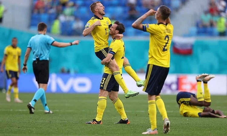 Thụy Điển vừa có được chiến thắng quý giá 1-0 trước Slovakia Thụy Điển vừa có được chiến thắng quý giá 1-0 trước Slovakia