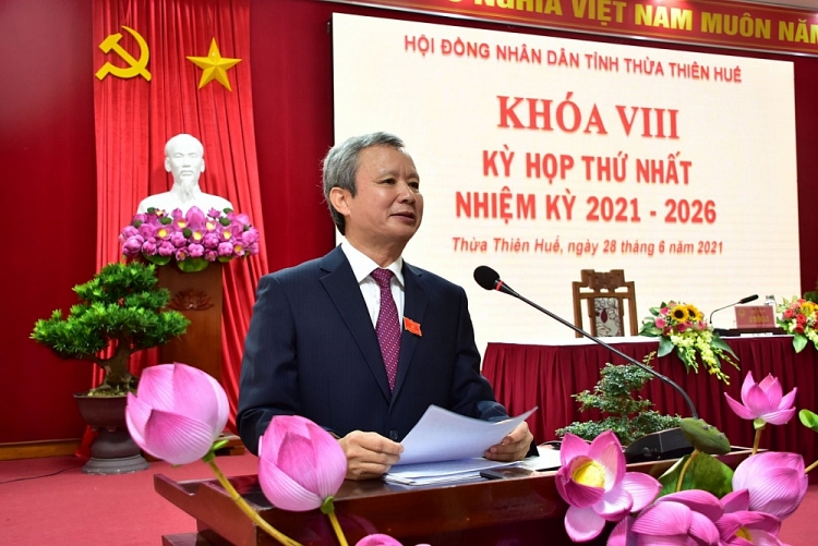 Thừa Thiên - Huế bầu Phó Bí thư Tỉnh ủy làm Chủ tịch UBND tỉnh Thừa Thiên - Huế bầu Phó Bí thư Tỉnh ủy làm Chủ tịch UBND tỉnh