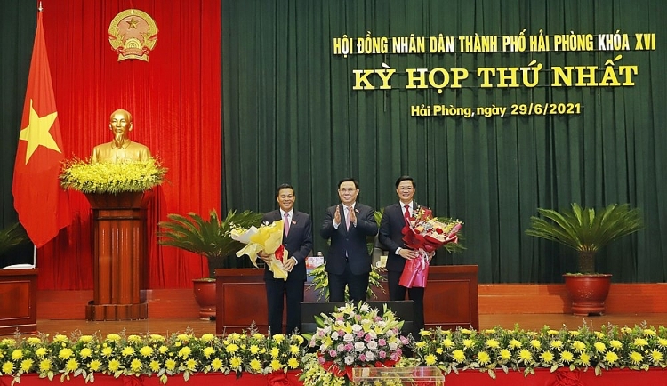 Hải Phòng bầu Chủ tịch HĐND, UBND thành phố nhiệm kỳ mới Hải Phòng bầu Chủ tịch HĐND, UBND thành phố nhiệm kỳ mới