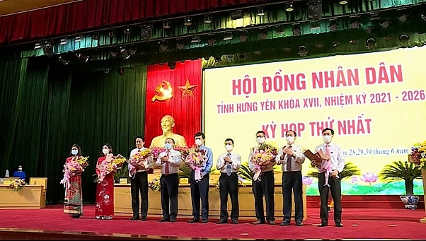 Các thành viên HĐND tỉnh Hưng Yên nhiệm kỳ 2021-2026 (Ảnh: Cổng TTĐT tỉnh Hưng Yên) Các thành viên HĐND tỉnh Hưng Yên nhiệm kỳ 2021-2026 (Ảnh: Cổng TTĐT tỉnh Hưng Yên)