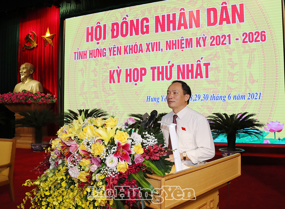 Ông Trần Quốc Văn tái đắc cử Chủ tịch UBND tỉnh Hưng Yên Ông Trần Quốc Văn tái đắc cử Chủ tịch UBND tỉnh Hưng Yên