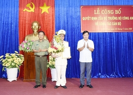 Cà Mau có tân Phó Giám đốc Công an tỉnh