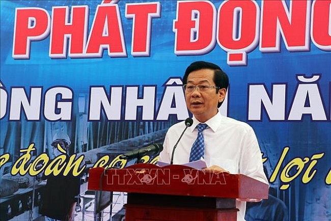 Chân dung ông Đỗ Thanh Bình - Chủ tịch UBND tỉnh Kiên Giang (Ảnh: TTXVN) 1543 vna potal kien giang moi cong doan co so mot loi ich doan vien stand