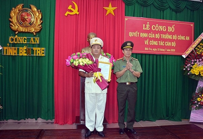 bo cong an bo nhiem pho giam doc cong an ben tre