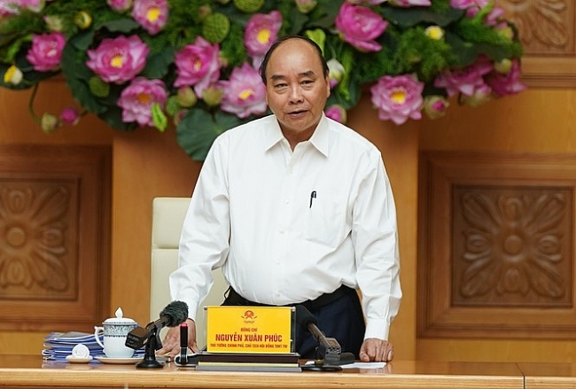 Thủ tướng Nguyễn Xuân Phúc phát biểu tại cuộc họp (Ảnh: VGP/Quang Hiếu) 4322 nqh09803 vfyo