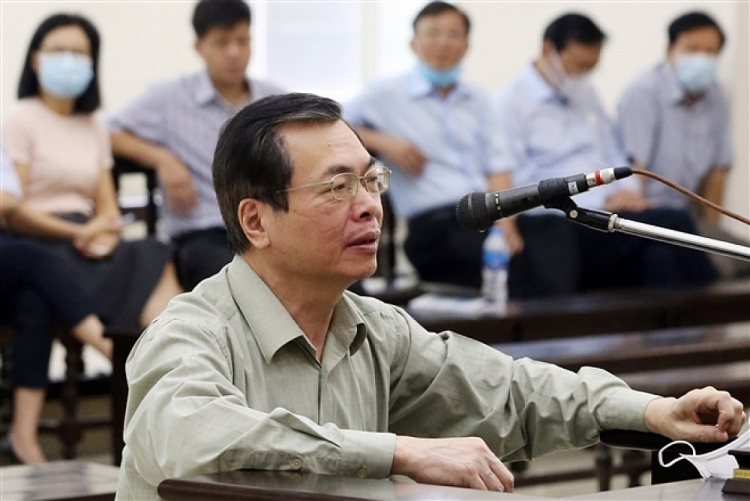 Ông Vũ Huy Hoàng tại tòa (Ảnh: VOV) Ông Vũ Huy Hoàng tại tòa (Ảnh: VOV)