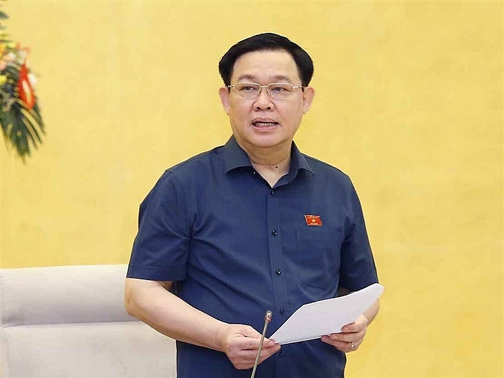 Chủ tịch Quốc hội, Chủ tịch Hội đồng Bầu cử quốc gia Vương Đình Huệ