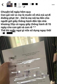 Phạt 7,5 triệu đồng với giám đốc ký khống giấy thông hành cho con gái