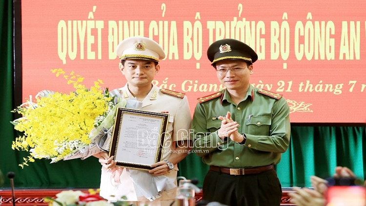 Công an tỉnh Bắc Giang có tân Phó Giám đốc Công an tỉnh Bắc Giang có tân Phó Giám đốc