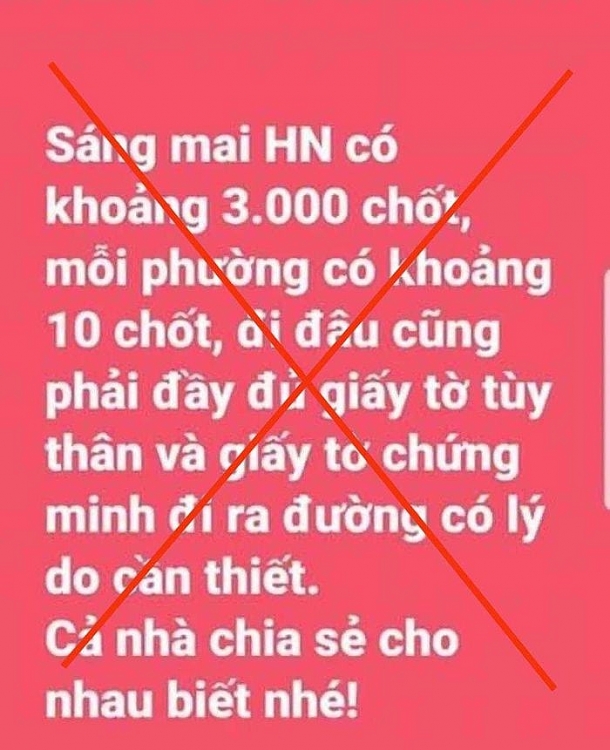 Thông tin sai sự thật được chia sẻ trên mạng xã hội Thông tin sai sự thật được chia sẻ trên mạng xã hội