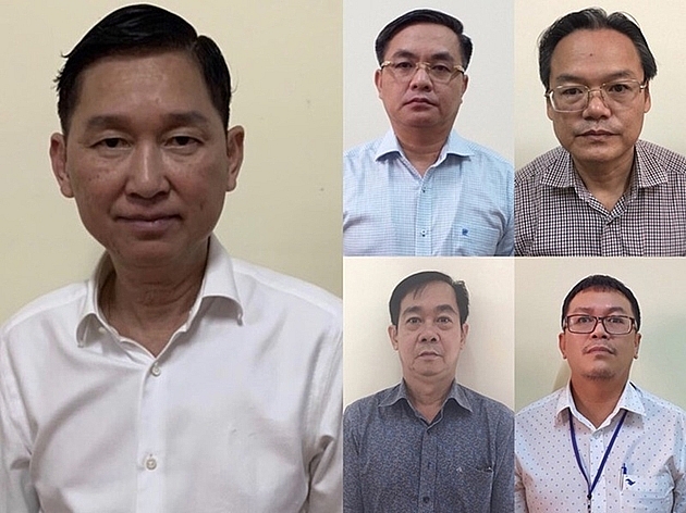 Bị can Trần Vĩnh Tuyến, nguyên Phó Chủ tịch UBND TP HCM (ảnh to) và một số bị can thuộc Sở, ban, ngành TP HCM bị VKSND tối cao truy tố về tội “Vi phạm quy định về quản lý, sử dụng tài sản Nhà nước gây thất thoát, lãng phí” (Ảnh: BVPL) Bị can Trần Vĩnh Tuyến, nguyên Phó Chủ tịch UBND TP HCM (ảnh to) và một số bị can thuộc Sở, ban, ngành TP HCM bị VKSND tối cao truy tố về tội “Vi phạm quy định về quản lý, sử dụng tài sản Nhà nước gây thất thoát, lãng phí” (Ảnh: BVPL)