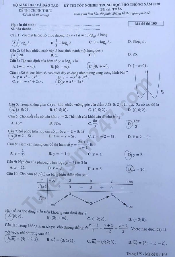 undefined 1131 de thi tot nghiep thpt mon toan 2020 105 1 result
