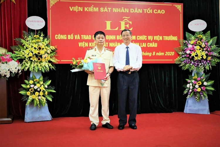 Ông Nguyễn Hồng Quân làm Viện trưởng Viện KSND tỉnh Lai Châu (Ảnh: Vietnamnet) 1816 117994828 3866483593378534 1589897503010061717 n