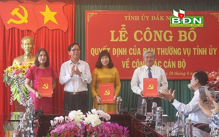 TP HCM Đắk Nông Bạc Liêu bổ nhiệm nhân sự lãnh đạo mới tphcm dak nong bac lieu bo nhiem nhan su lanh dao moi