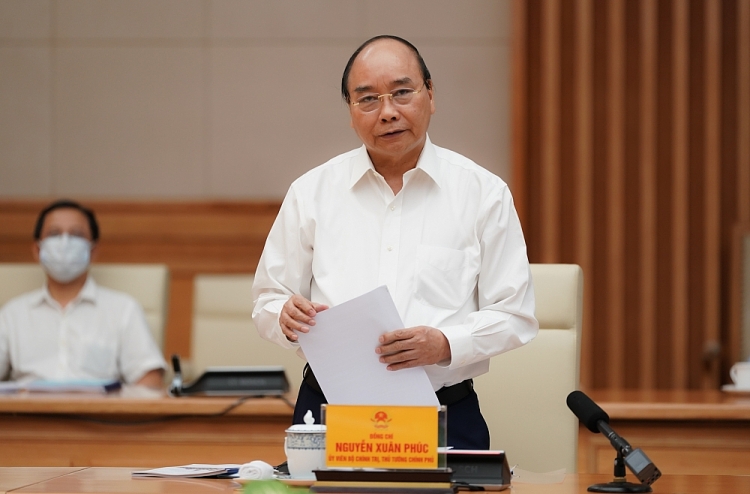 Thủ tướng phát biểu tại buổi làm việc (Ảnh: VGP/Quang Hiếu) 2009 nqh05529