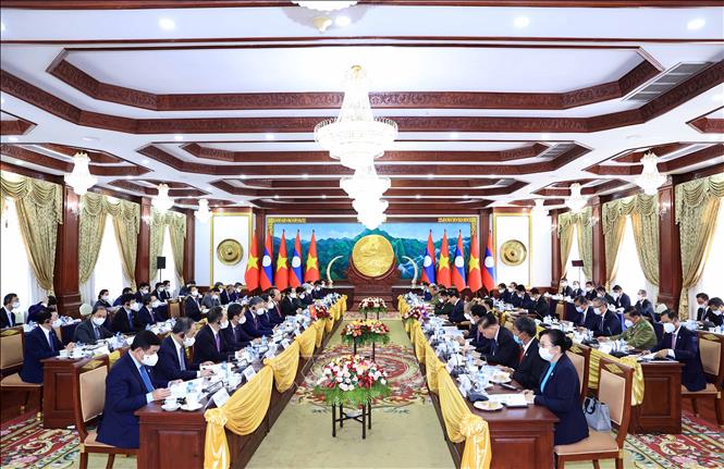 Ưu tiên cao nhất cho việc không ngừng củng cố, vun đắp mối quan hệ Việt-Lào Ưu tiên cao nhất cho việc không ngừng củng cố, vun đắp mối quan hệ Việt-Lào