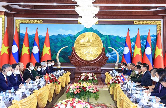 Ưu tiên cao nhất cho việc không ngừng củng cố, vun đắp mối quan hệ Việt-Lào Ưu tiên cao nhất cho việc không ngừng củng cố, vun đắp mối quan hệ Việt-Lào