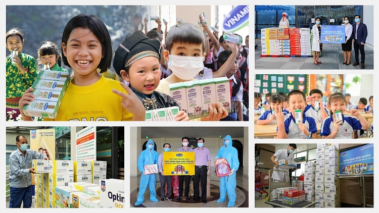 Các chương trình vì cộng đồng thiết thực giúp Vinamilk luôn có được sự yêu mến của người tiêu dùng Các chương trình vì cộng đồng thiết thực giúp Vinamilk luôn có được sự yêu mến của người tiêu dùng