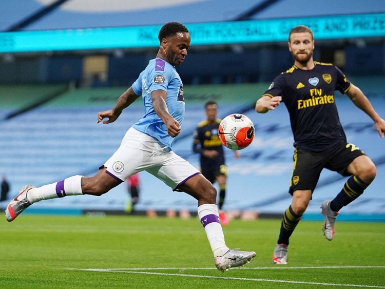 Man City (xanh) thường có được kết quả tốt mỗi khi tiếp đón Arsenal Man City (xanh) thường có được kết quả tốt mỗi khi tiếp đón Arsenal