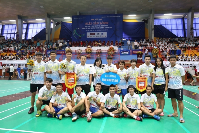 Hơn 800 VĐV tham dự Giải cầu lông học sinh - sinh viên TP Hà Nội 2019 hon 800 vdv tham du giai cau long hoc sinh sinh vien tp ha noi 2019