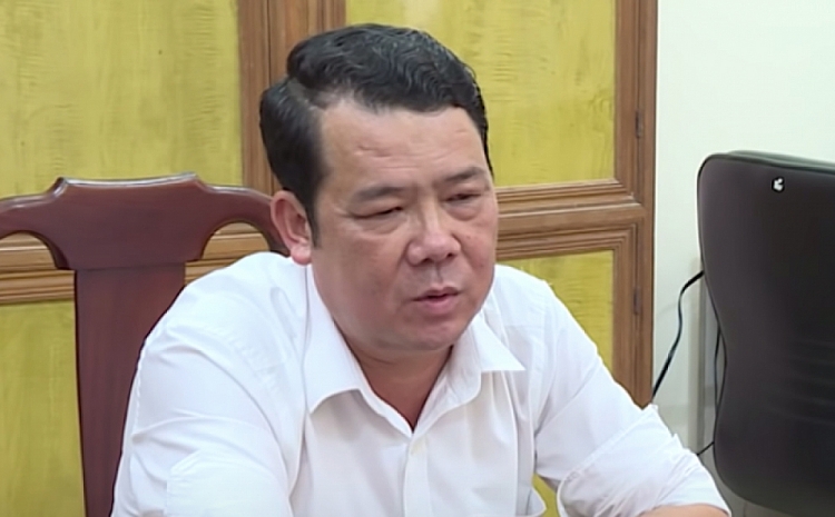 Ông Nguyễn Văn Sướng tại trụ sở công an (Ảnh: VOV) 3233 images1419757 a