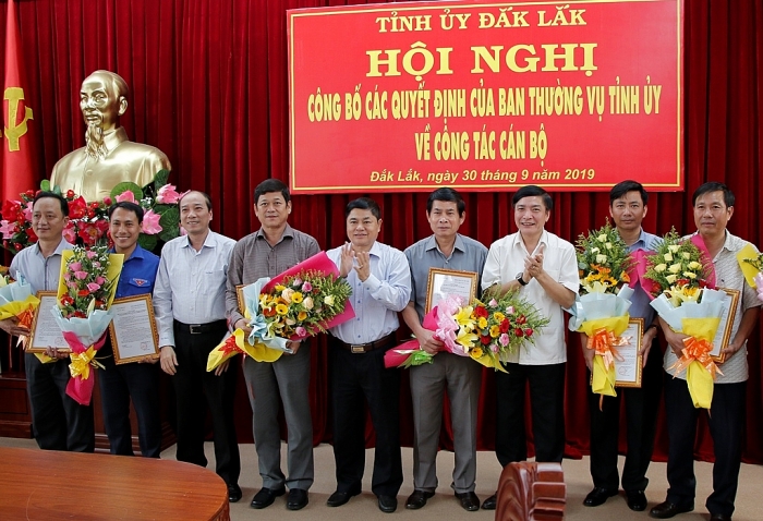 Nhân sự mới tại Thái Nguyên, Đắk Lắk và Long An nhan su moi tai thai nguyen dak lak va long an