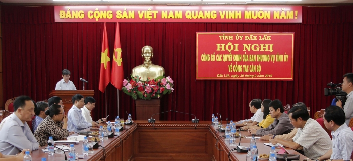 Nhân sự mới tại Thái Nguyên, Đắk Lắk và Long An nhan su moi tai thai nguyen dak lak va long an