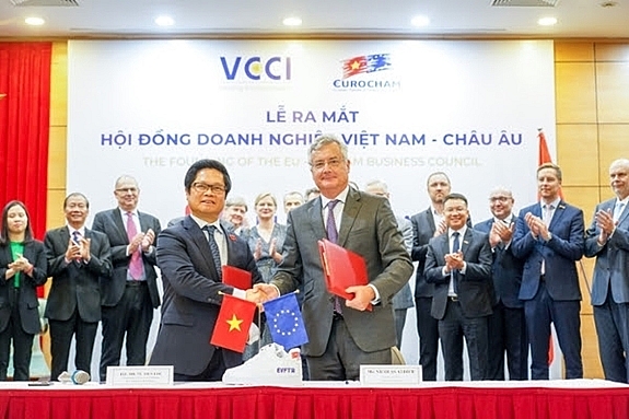 Lễ ra mắt Hội đồng Doanh nghiệp Việt Nam - châu Âu (EVBC) Lễ ra mắt Hội đồng Doanh nghiệp Việt Nam - châu Âu (EVBC)