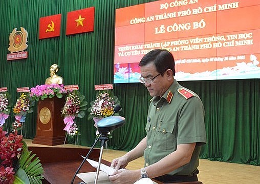Thiếu tướng Lê Hồng Nam phát biểu tại buổi lễ (Ảnh: VGP) Thiếu tướng Lê Hồng Nam phát biểu tại buổi lễ (Ảnh: VGP)