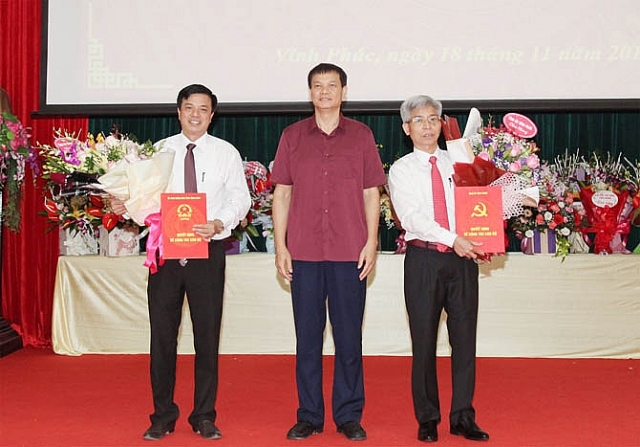 nhan su lanh dao moi tai vinh phuc thai binh quang nam